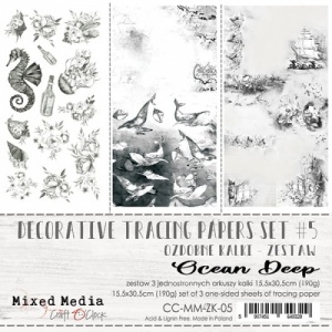 Craft O'Clock Decorative Tracing Paper Set 05 - Ocean Deep